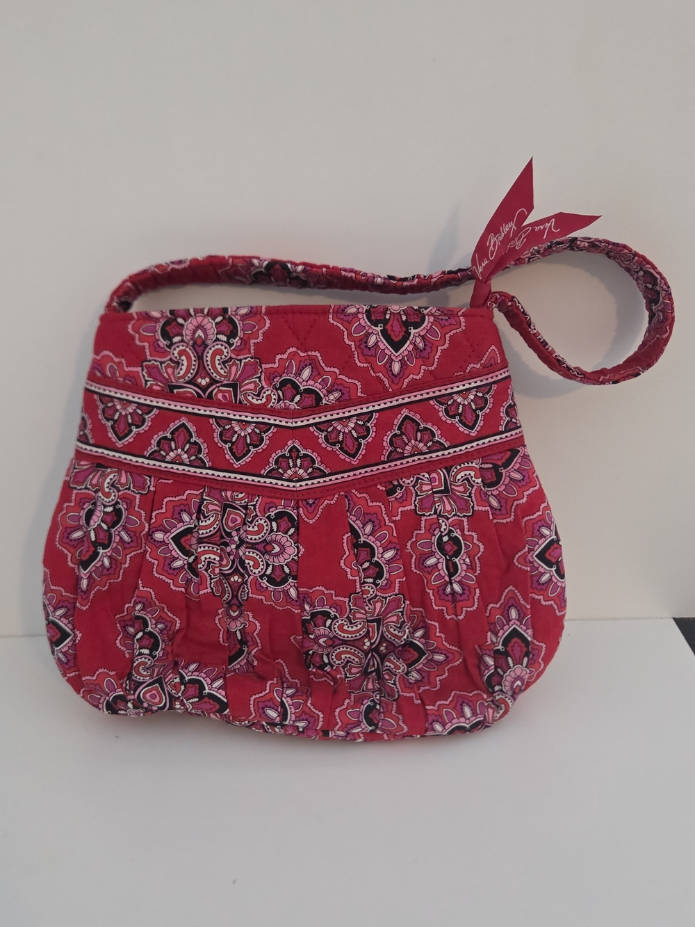 Vera Bradley Pink Paisley Wristlet Shoulder Bag